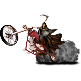 Naljepnica Ghost Rider. AUR027