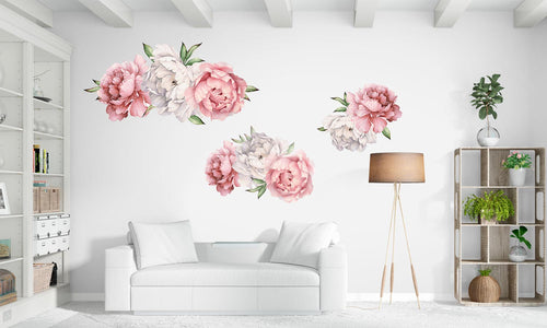 Zidne naljepnice Akvarel Ruže - 3D076