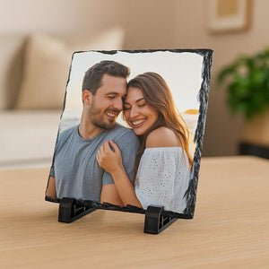 Slika na kamenu – Personalizirana uspomena s vašom fotografijom (15x15 cm)