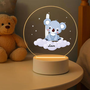 Personalizirani pokloni za bebe -  LED Lampa Koala s imenom