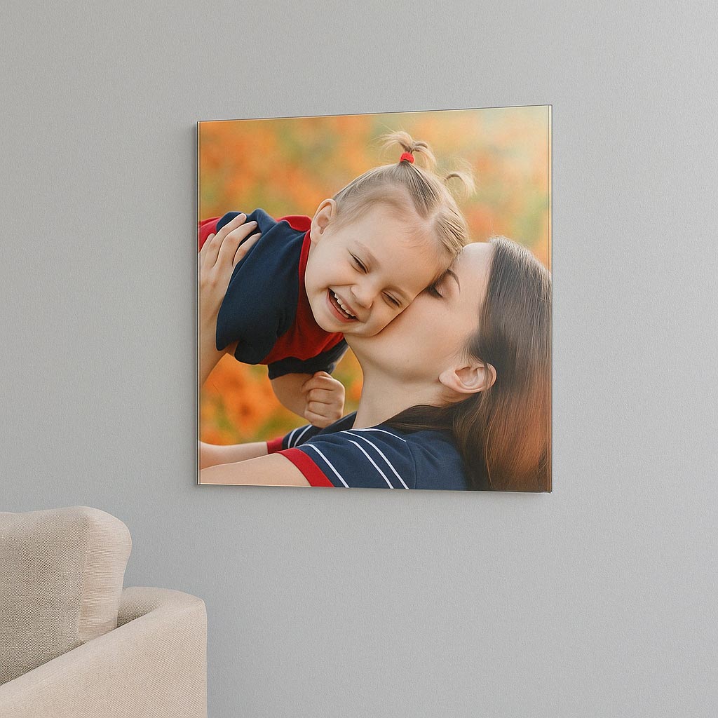 Vaša fotografija iza akrilnog stakla – Personalizirana slika za zid (lebdeći efekt)
