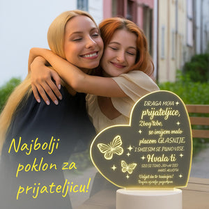 Orginalan Poklon prijateljici Gravirana Svjetiljka - PLA002