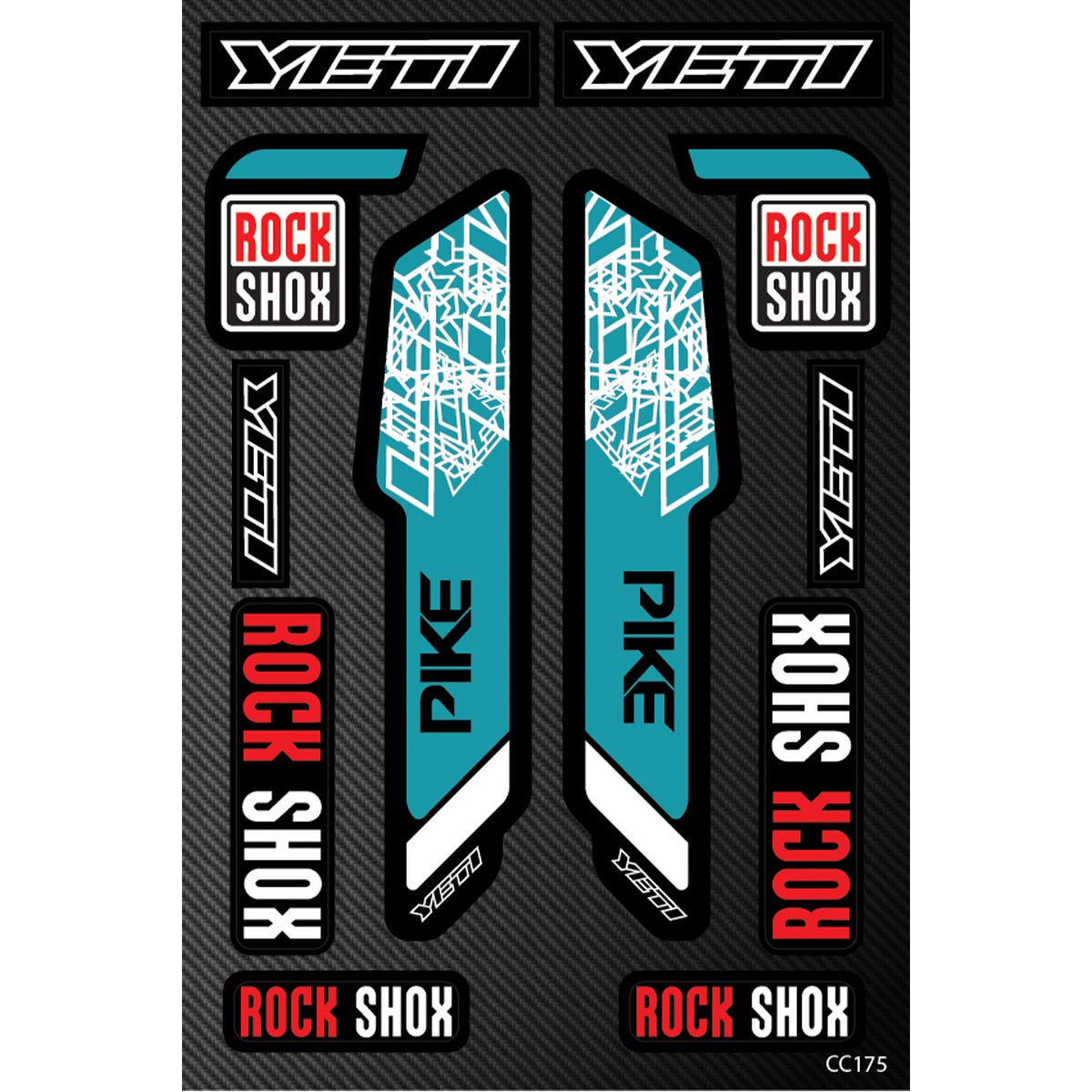 Rock Shox  PIKE samoljepljive naljepnice za bicikl - CC175