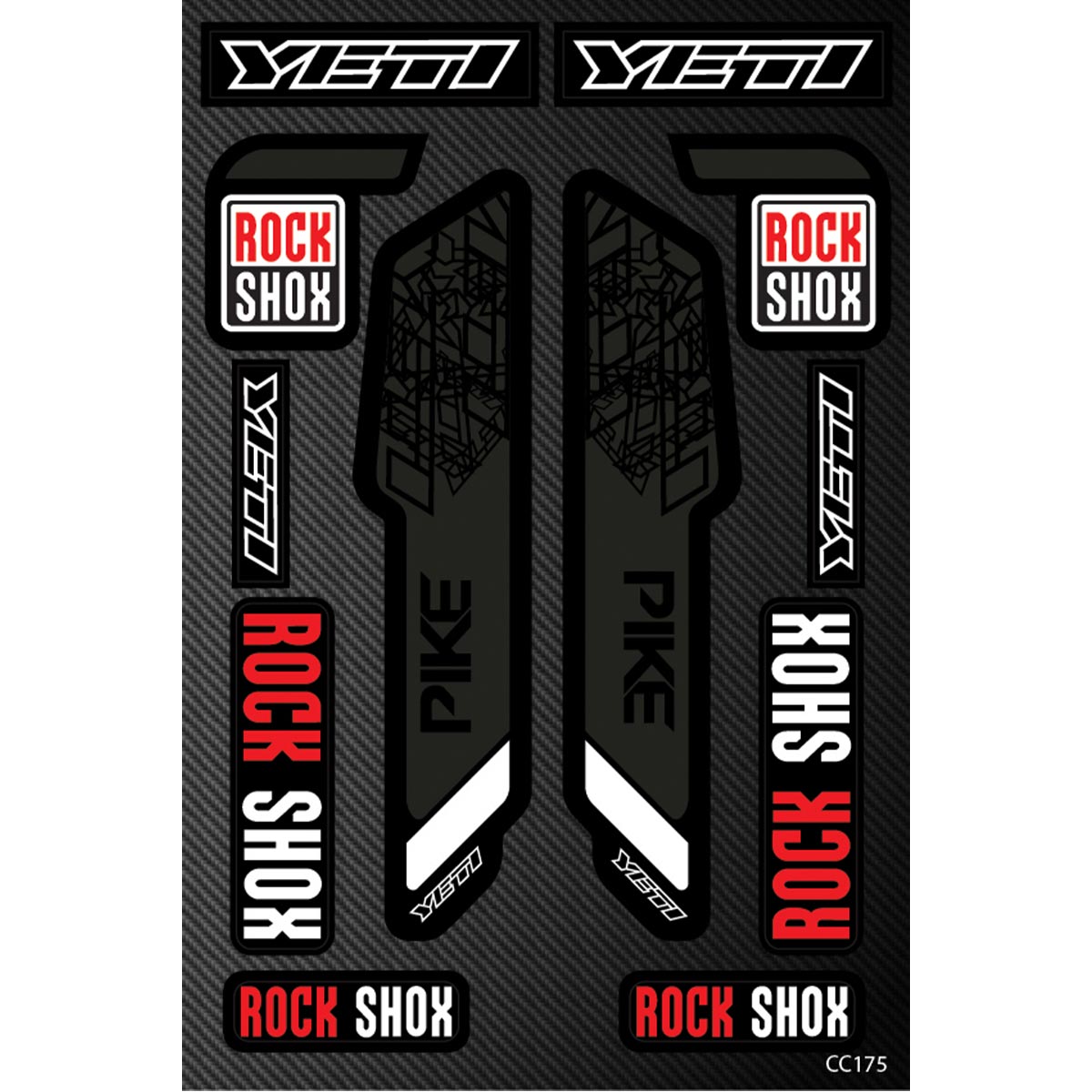 Rock Shox  PIKE samoljepljive naljepnice za bicikl - CC175