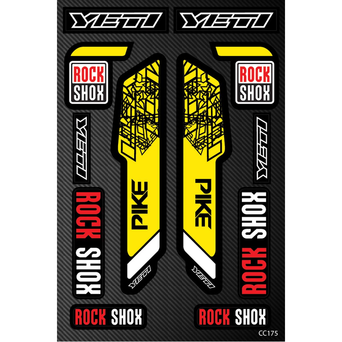 Rock Shox  PIKE samoljepljive naljepnice za bicikl - CC175