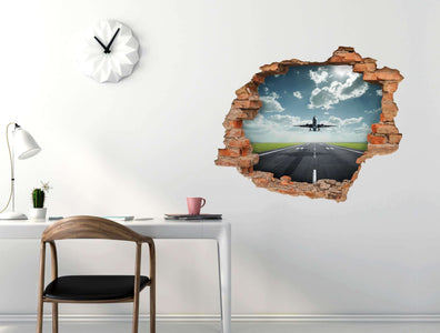 3D Art zidne naljepnice Airplane - 3D039