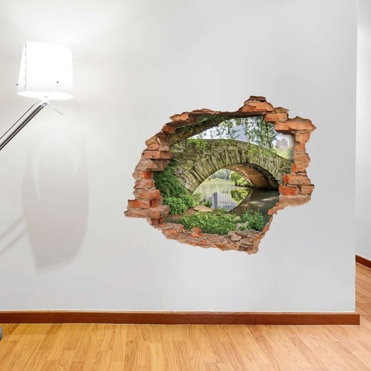 3D Art zidne naljepnice Bridge - 3D001