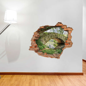3D Art zidne naljepnice Bridge - 3D001