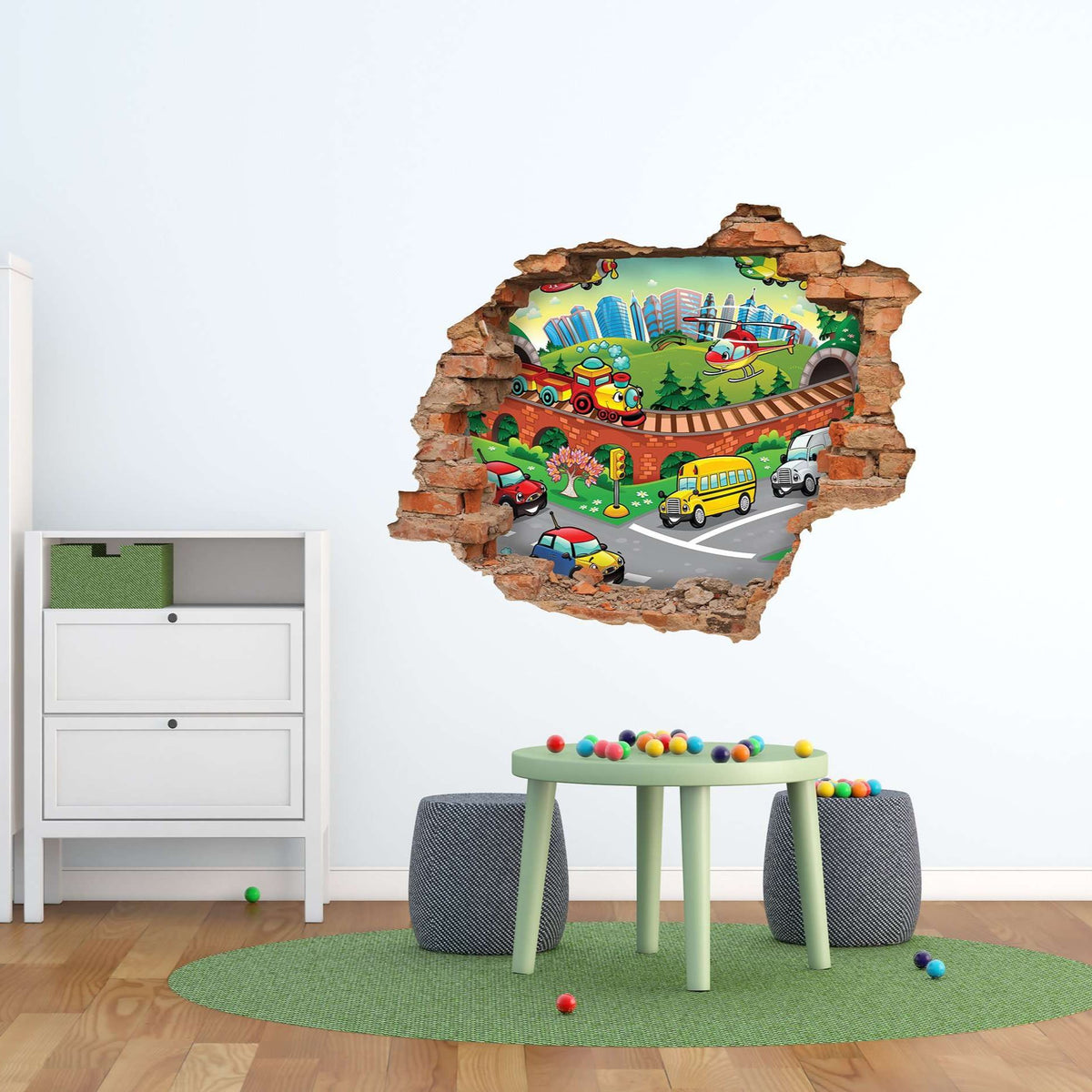 3D Art zidne naljepnice Cars - 3D052