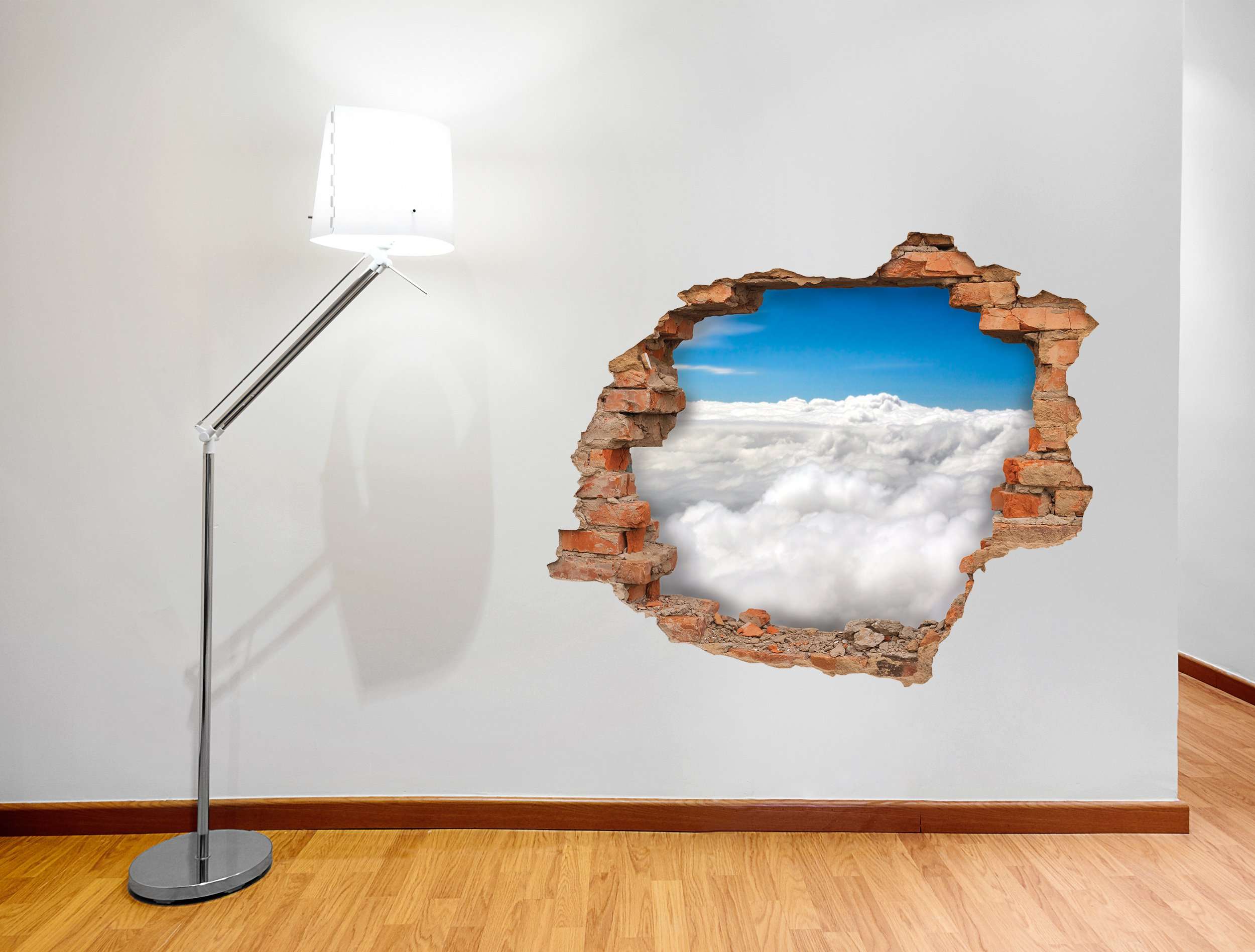 3D Art zidne naljepnice Cloud- 3D020