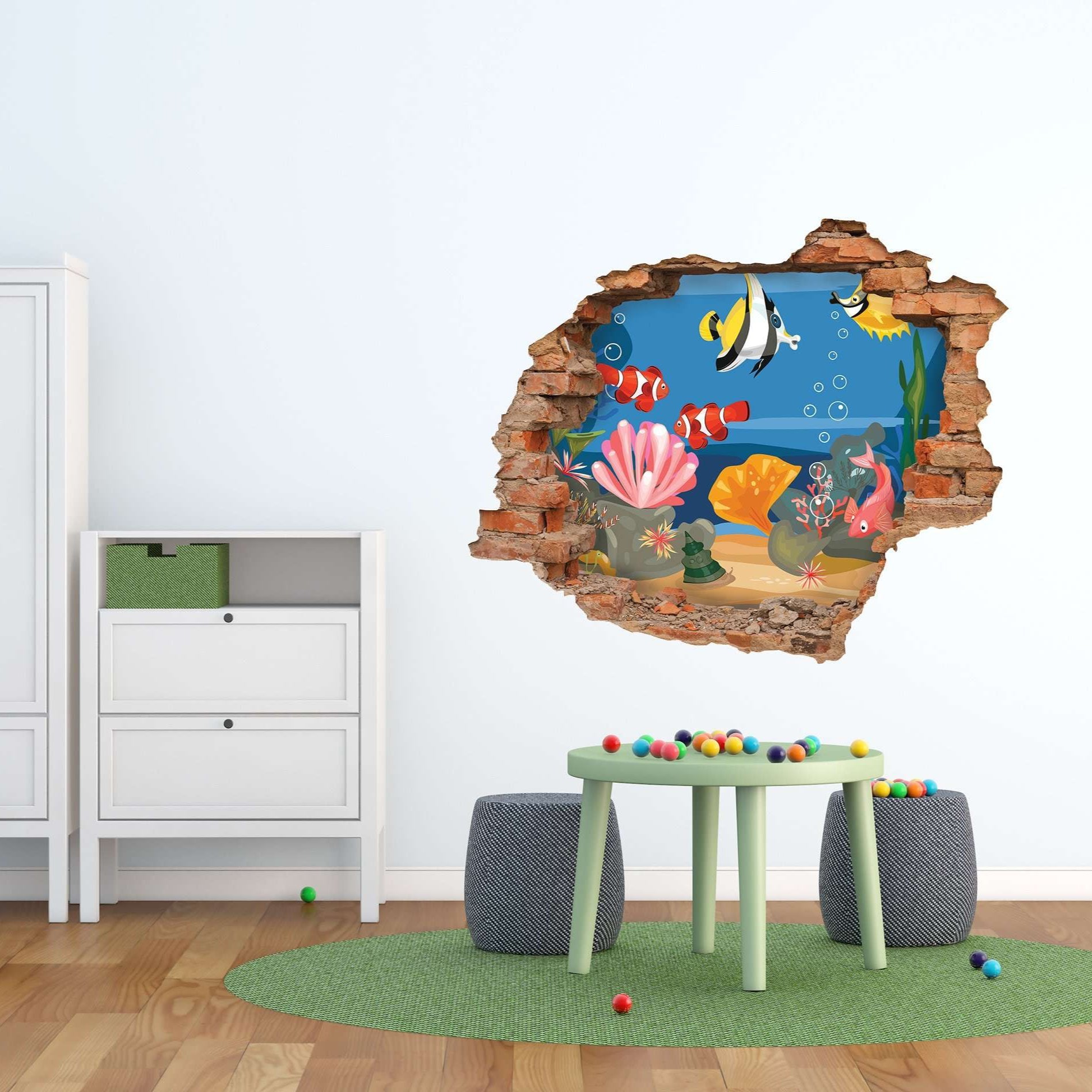 3D Art zidne naljepnice Fish - 3D057