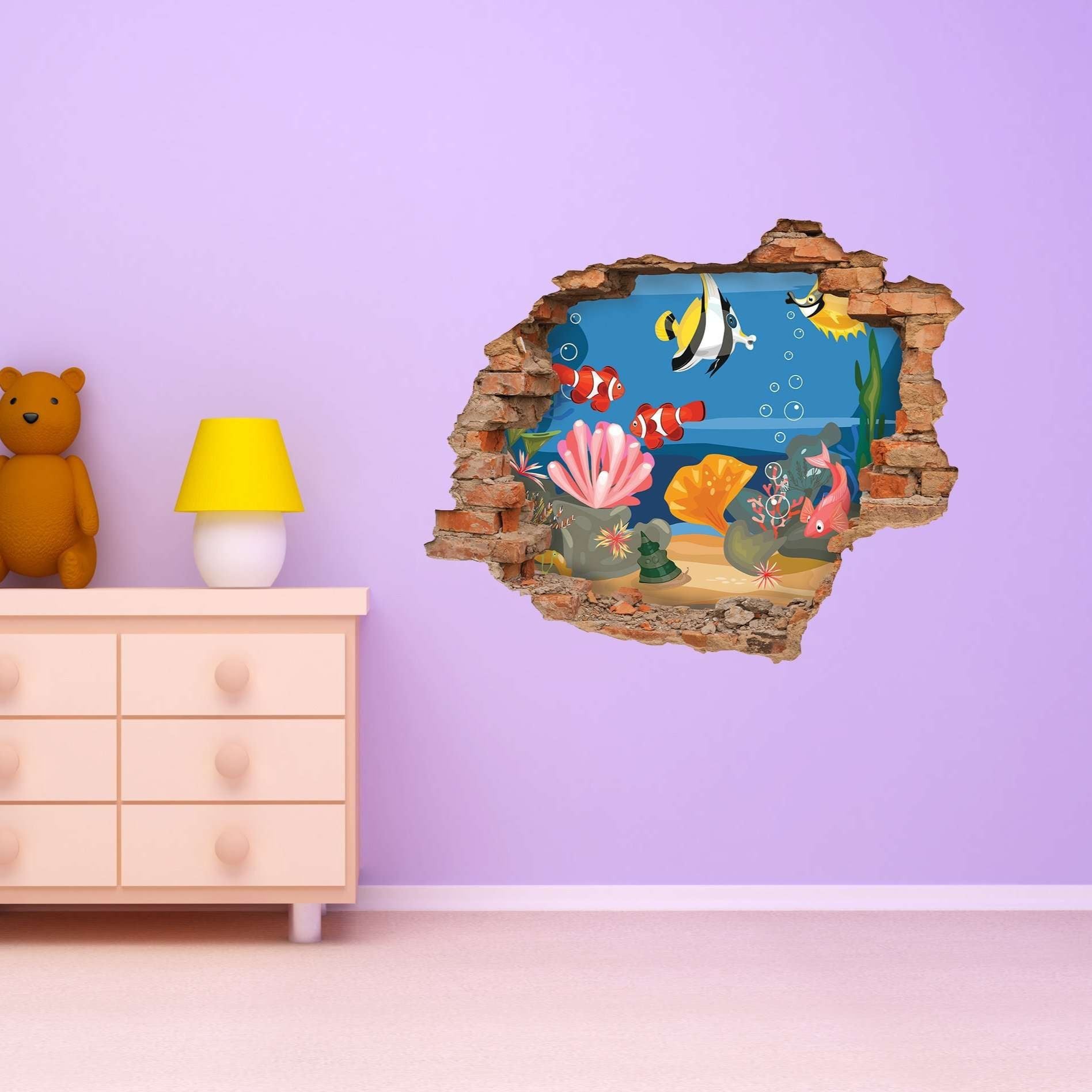 3D Art zidne naljepnice Fish - 3D057
