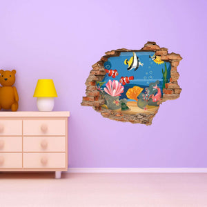3D Art zidne naljepnice Fish - 3D057
