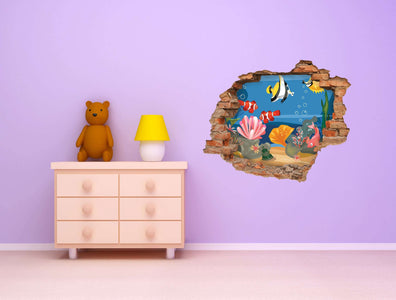3D Art zidne naljepnice Fish - 3D057