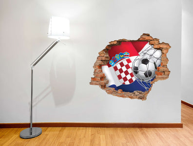 3D Art zidne naljepnice Hrvatska  - Gollll!