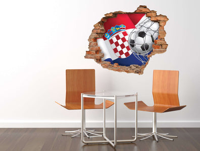 3D Art zidne naljepnice Hrvatska  - Gollll!