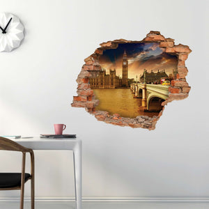 3D Art zidne naljepnice London - 3D037
