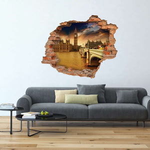 3D Art zidne naljepnice London - 3D037