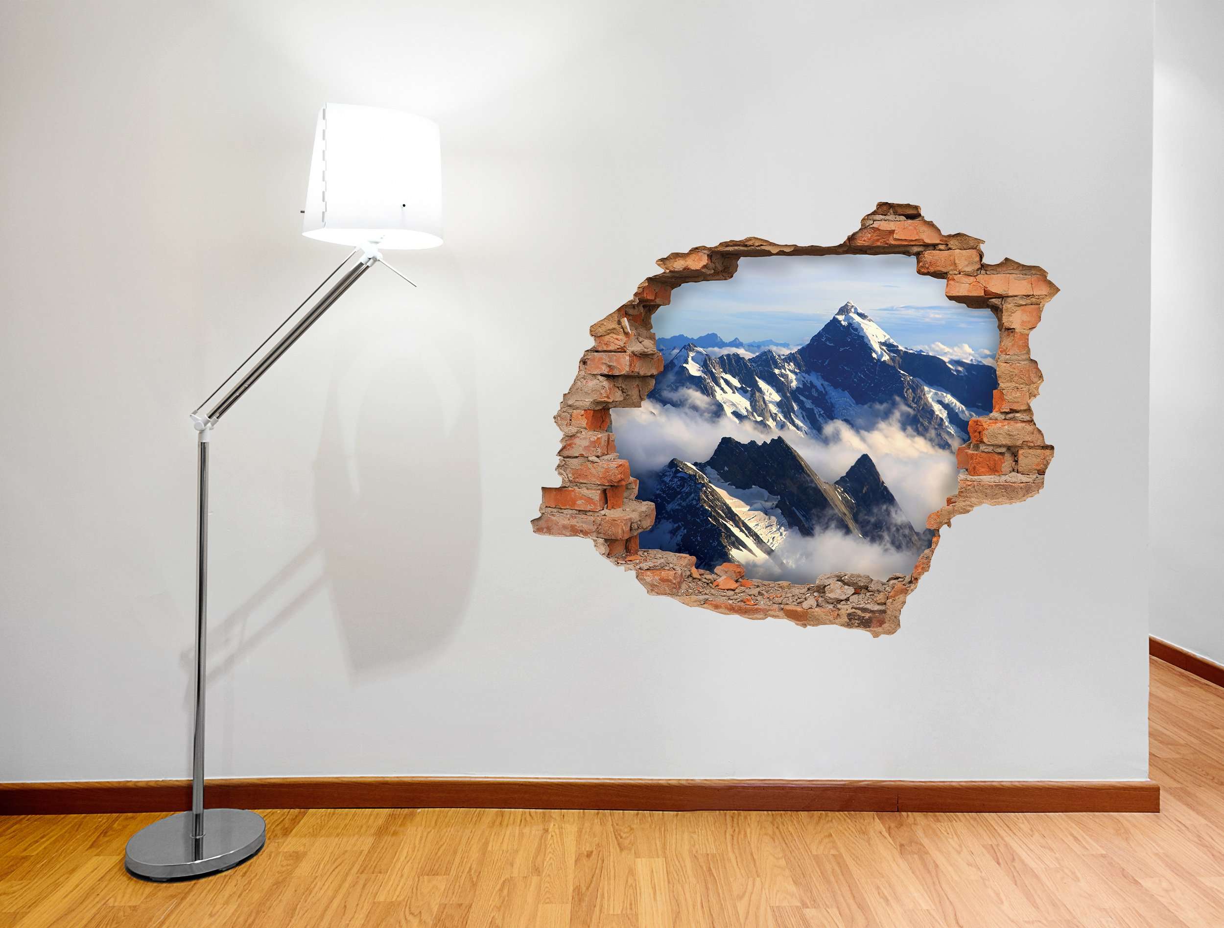 3D Art zidne naljepnice Mountain - 3D030