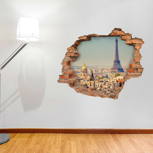 3D Art zidne naljepnice Paris - 3D013
