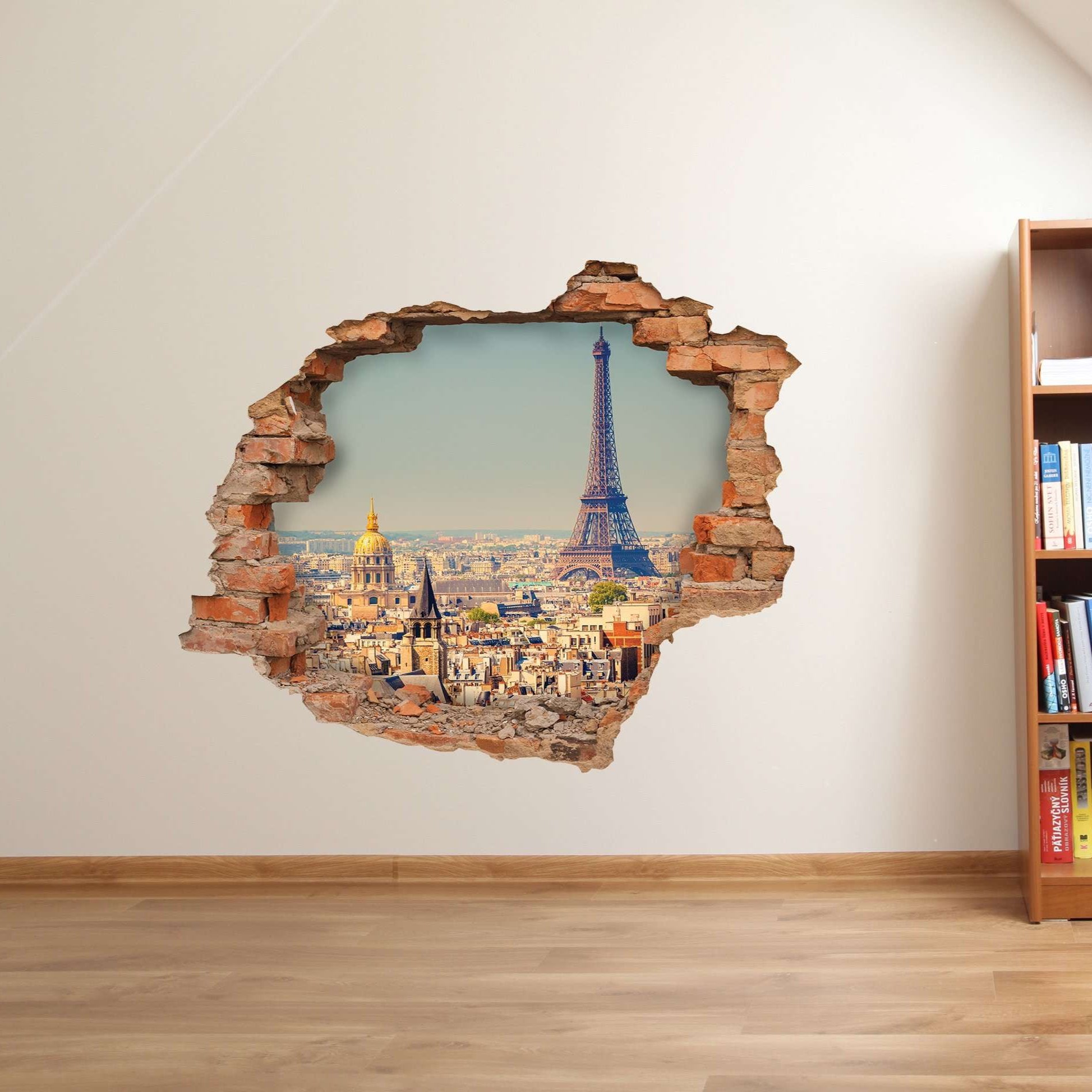 3D Art zidne naljepnice Paris - 3D013