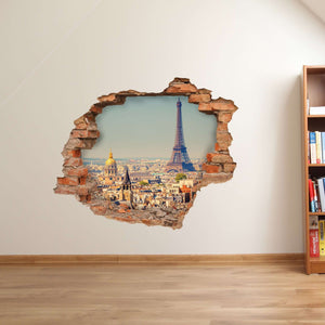 3D Art zidne naljepnice Paris - 3D013
