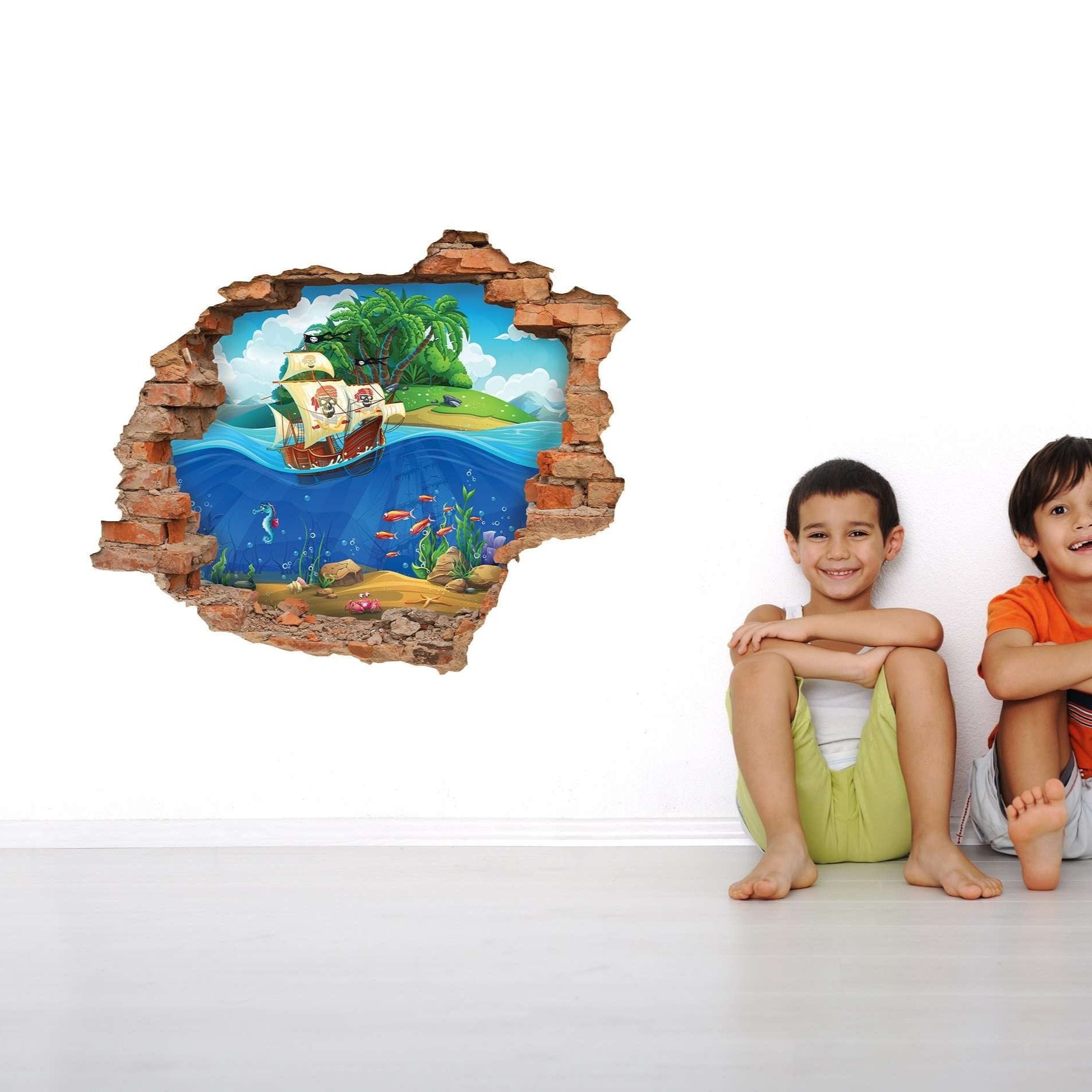 3D Art zidne naljepnice Pirates - 3D056