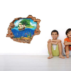3D Art zidne naljepnice Pirates - 3D056