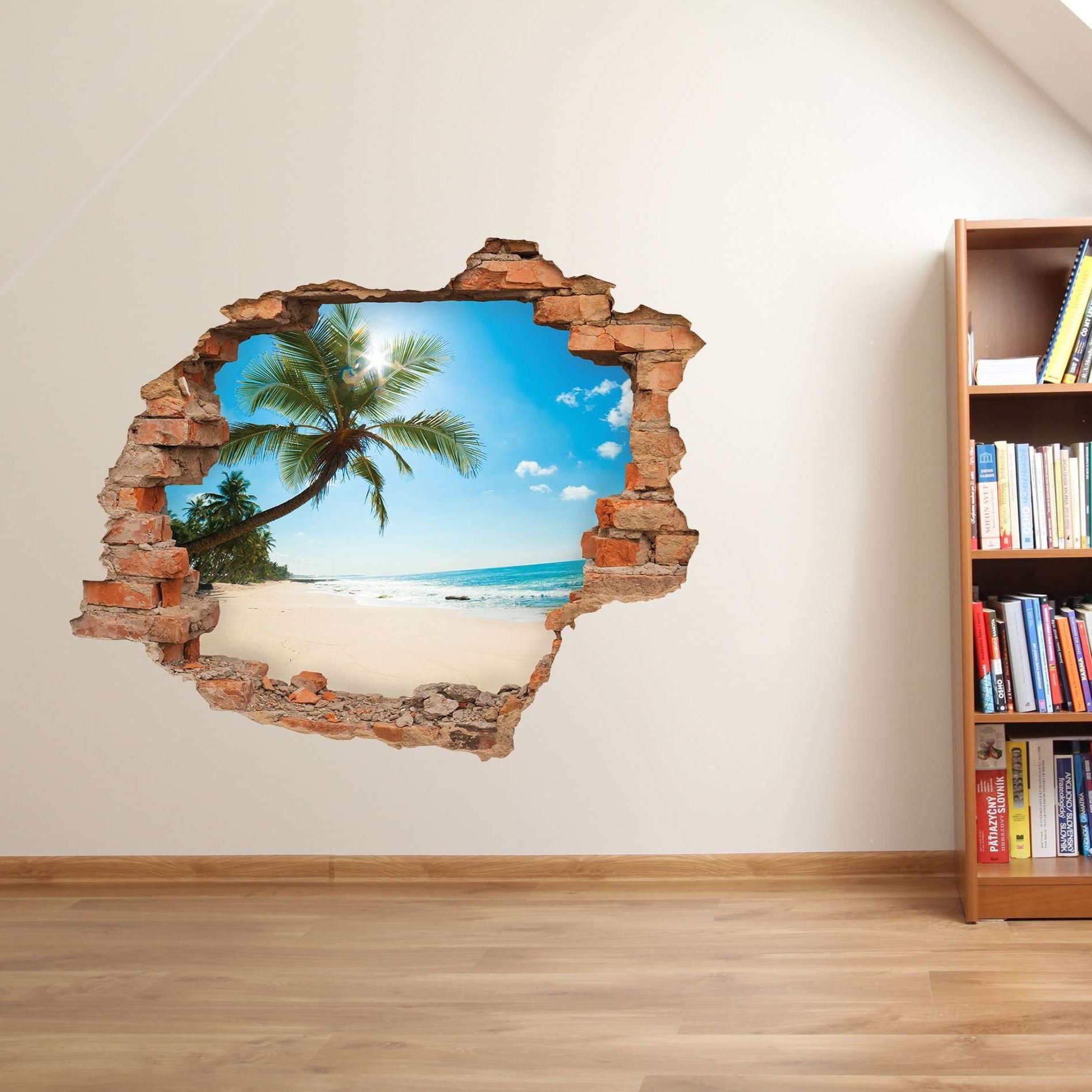 3D Art zidne naljepnice Plaža - 3D012