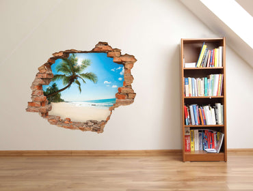 3D Art zidne naljepnice Plaža - 3D012