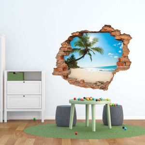 3D Art zidne naljepnice Plaža - 3D012