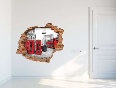 3D Art zidne naljepnice Red London - 3D031