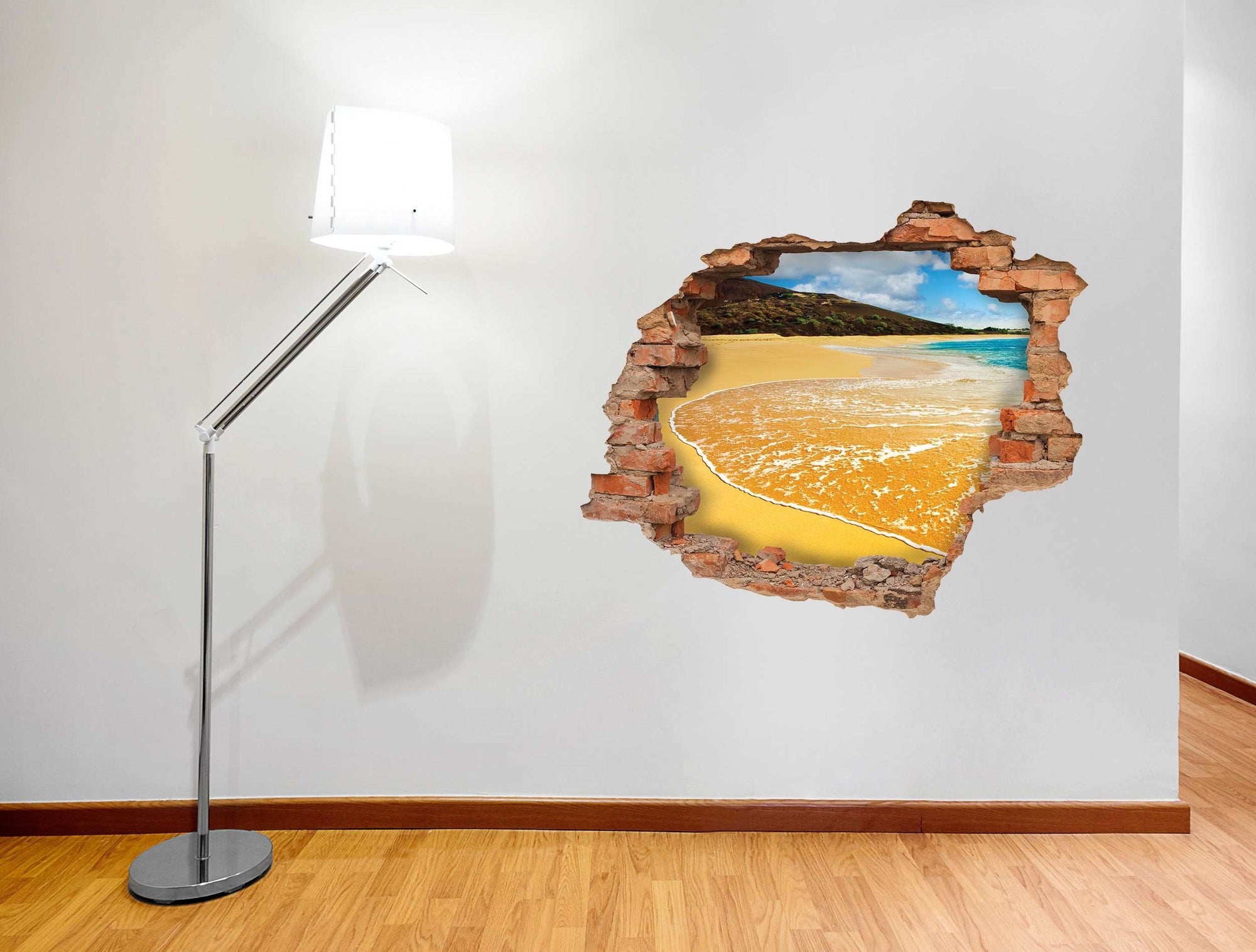 3D Art zidne naljepnice Sandy beach- 3D016