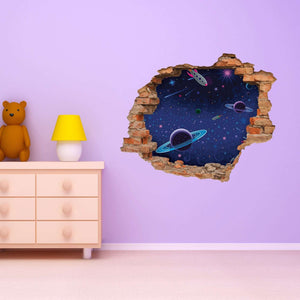3D Art zidne naljepnice Space - 3D051