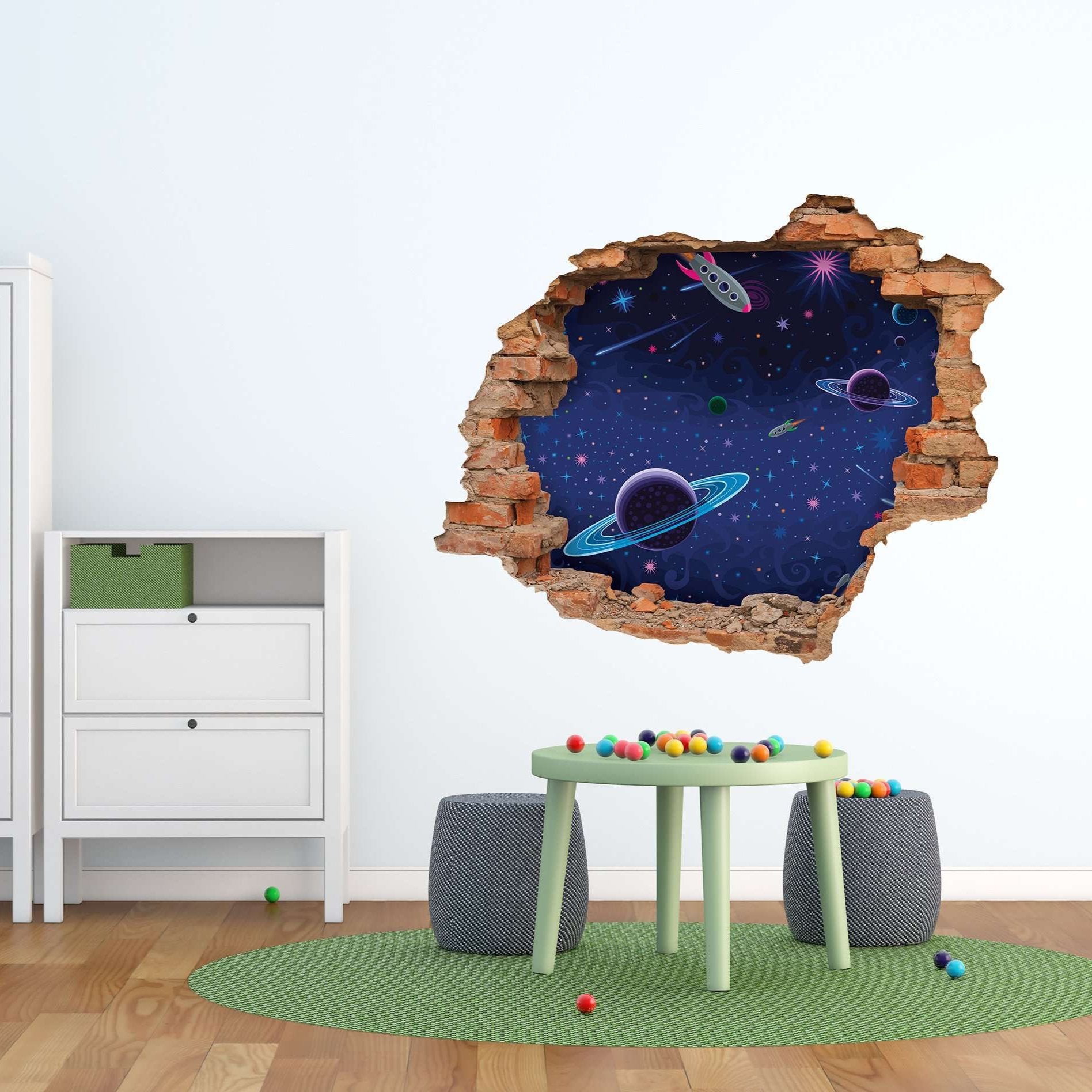 3D Art zidne naljepnice Space - 3D051