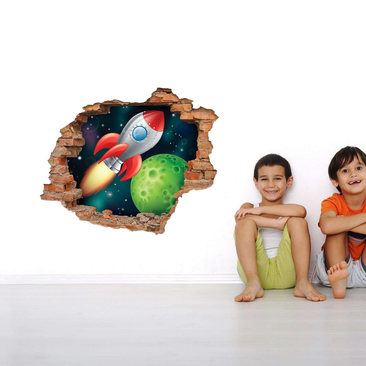 3D Art zidne naljepnice Spaceship - 3D053