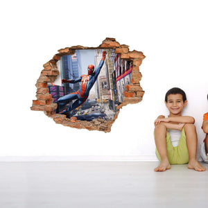 3D Art zidne naljepnice Spiderman - 3D058