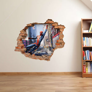 3D Art zidne naljepnice Spiderman - 3D058