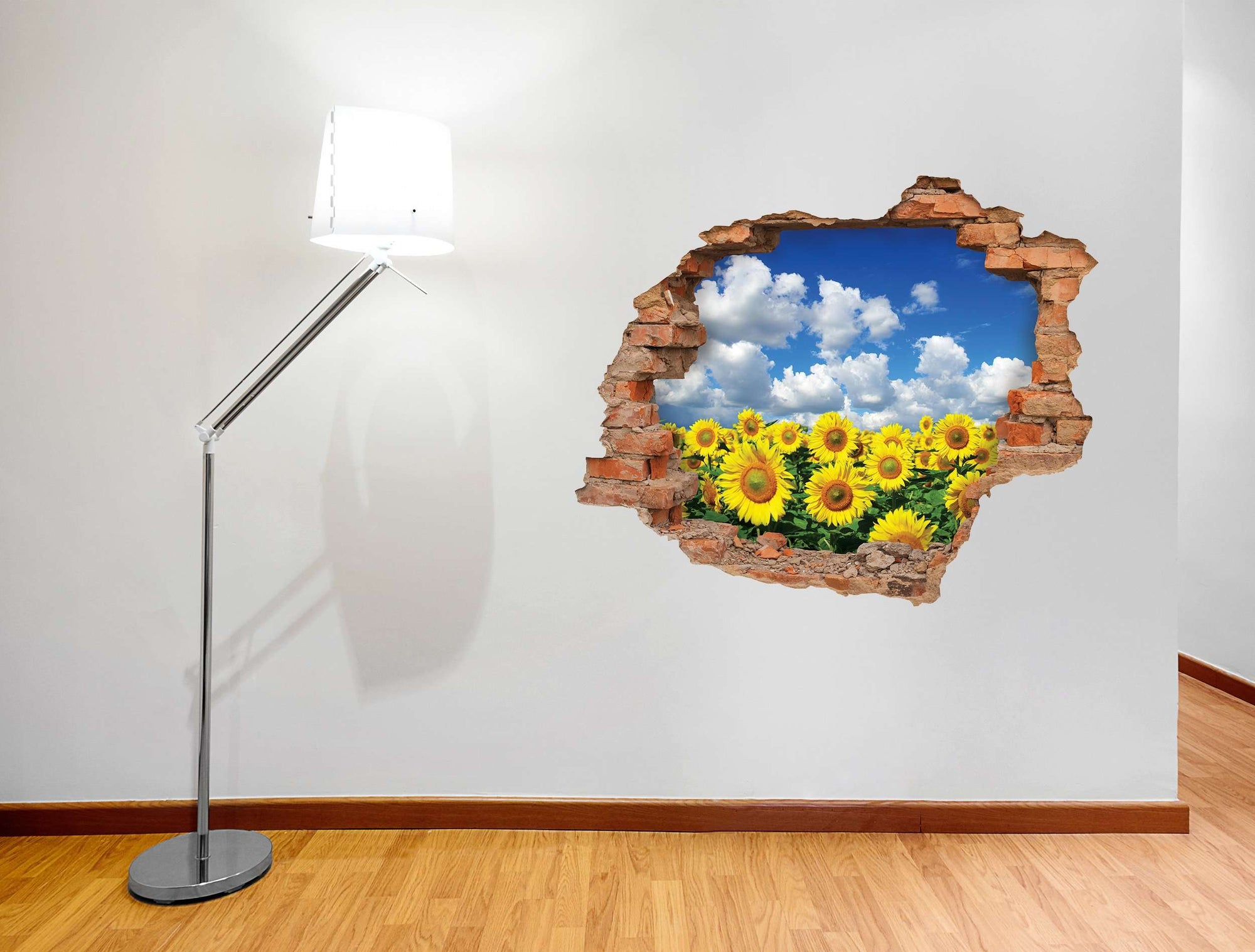 3D Art zidne naljepnice sunflower - 3D025