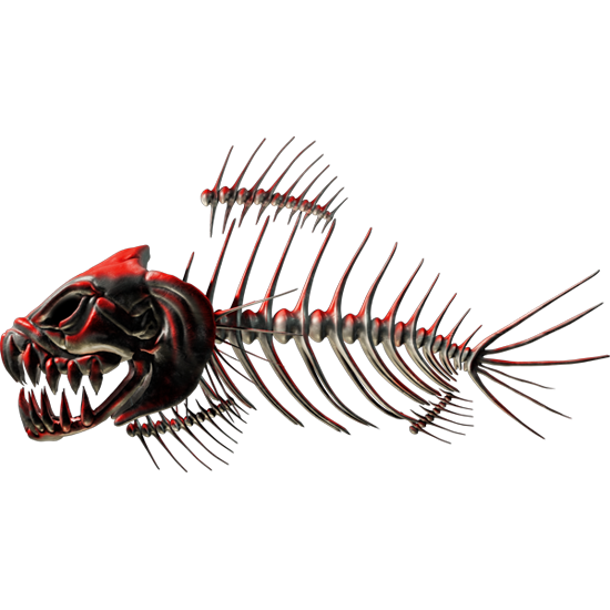 Bonefish 2 riba naljepnice, samoljepljive, 6 različitih dizajna - AUR055