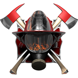 Naljepnice Vatrogasac maska. AUR034