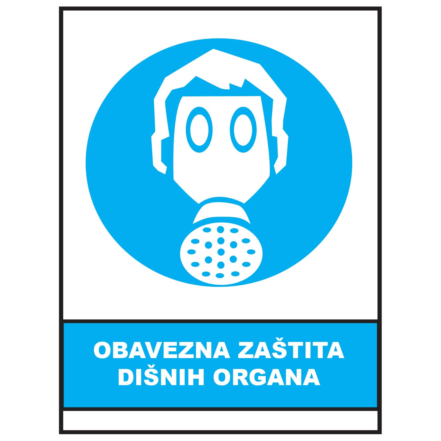 Obavezna zastita disnih organa, znakovi obveze, ZO1003