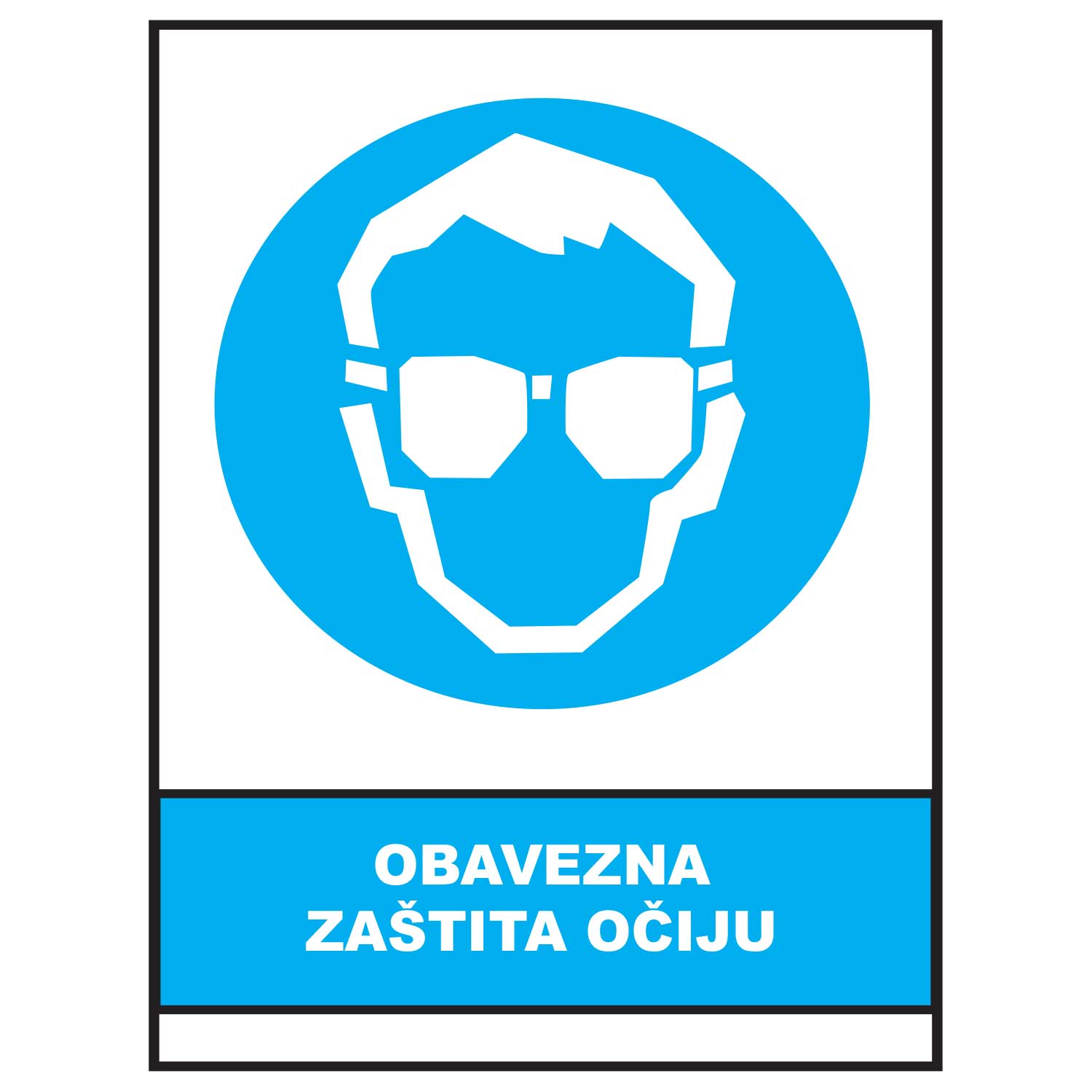 Obavezna zastita ociju, znakovi obveze, ZO1002