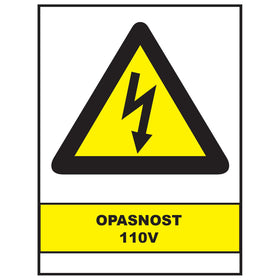 Opasnost 110V, znakovi opasnosti, ZP3035