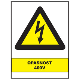 Opasnost 400V, znakovi opasnosti, ZP3037