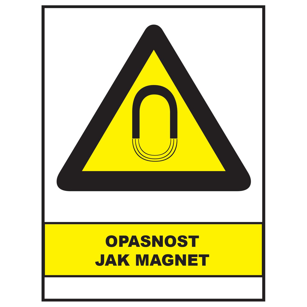 Opasnost jak magnet, znakovi opasnosti, ZP3030