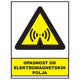Opasnost od elektromagnetskih polja, znakovi opasnosti, ZP3042