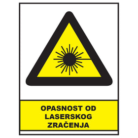 Opasnost od laserskog zracenja, znakovi opasnosti, ZP3011