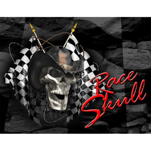 Naljepnice Race Skull za auto ili motor. AUR252