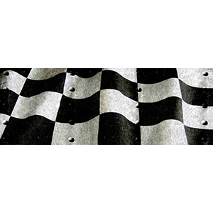 Naljepnice Racing Flag 1 za auto, motor, skuter. Vodootporne.  AUR256